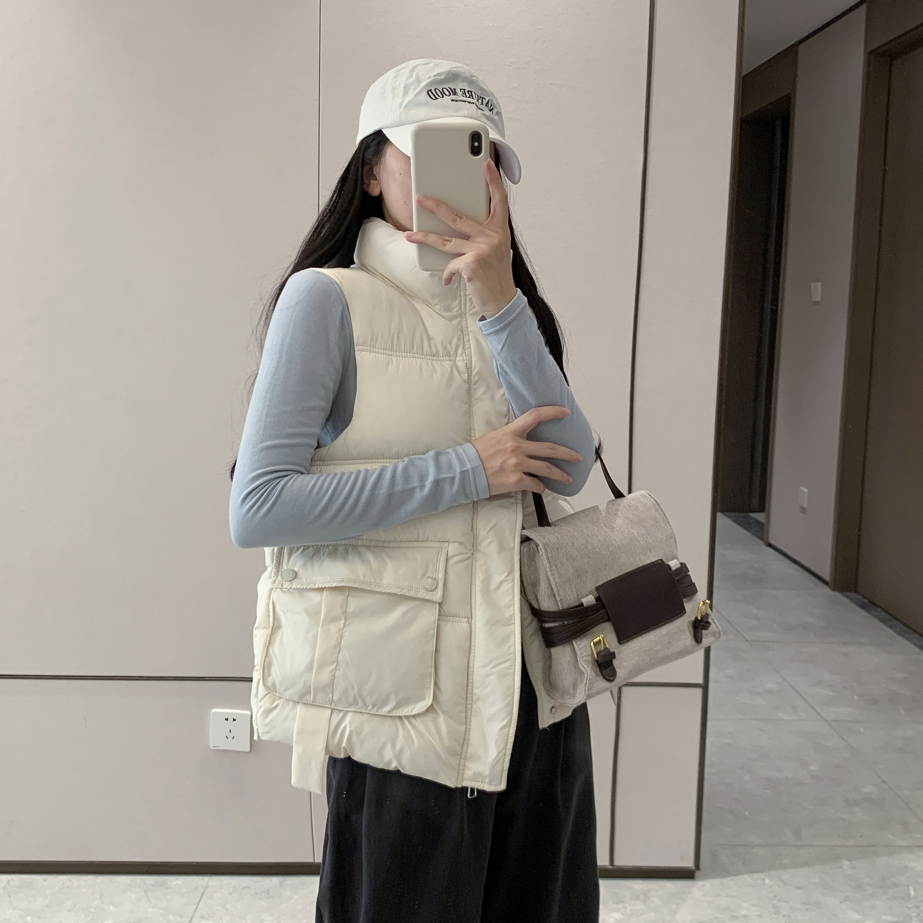 新款立领秋冬女士大码百搭外穿棉马夹坎肩短款韩版秋冬棉马甲2501