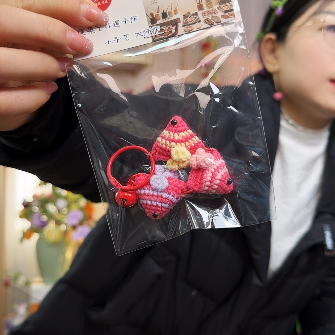 手工钩织设计挂件