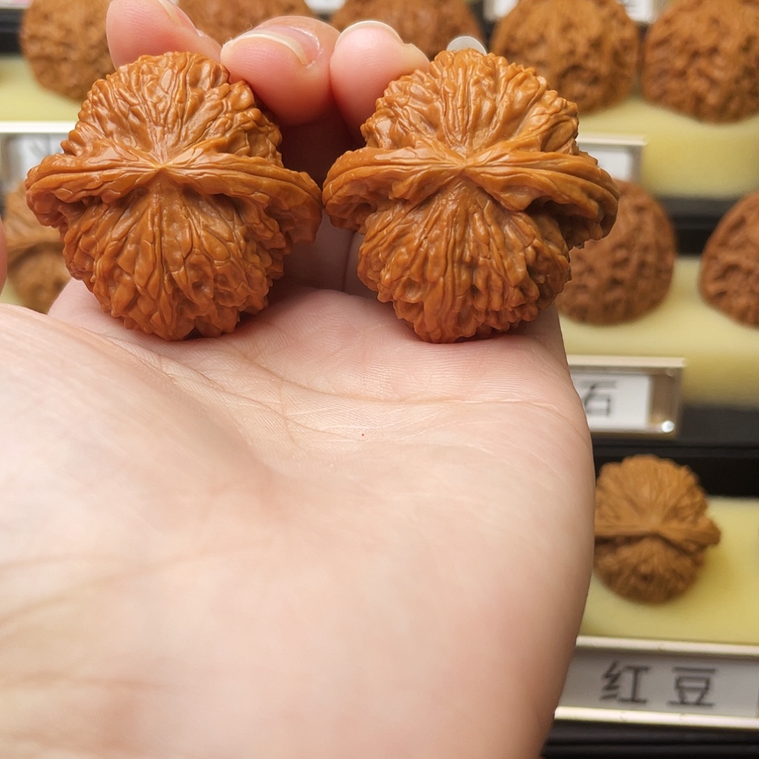 吊坠文玩核桃球白39尺637