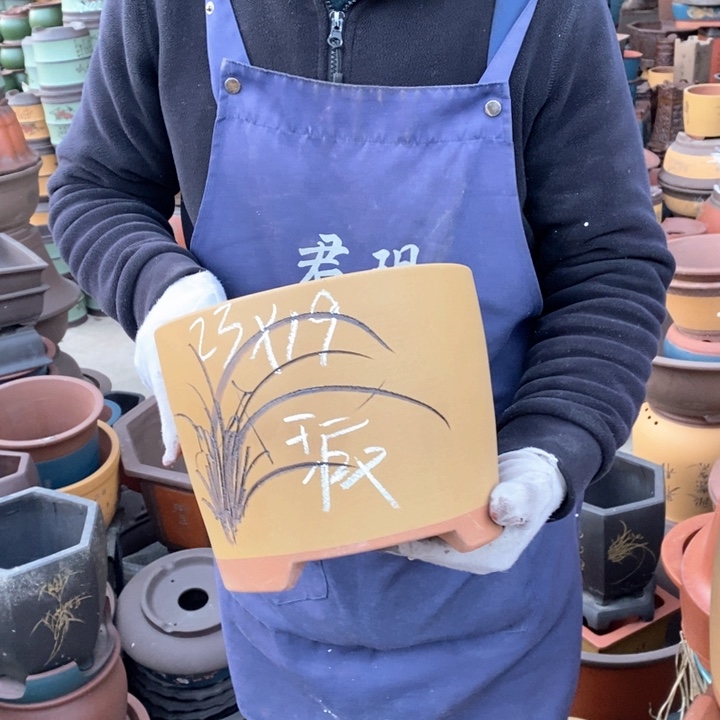 紫砂花盆紫砂花盆