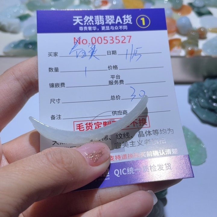 翡翠颈饰未镶嵌春*