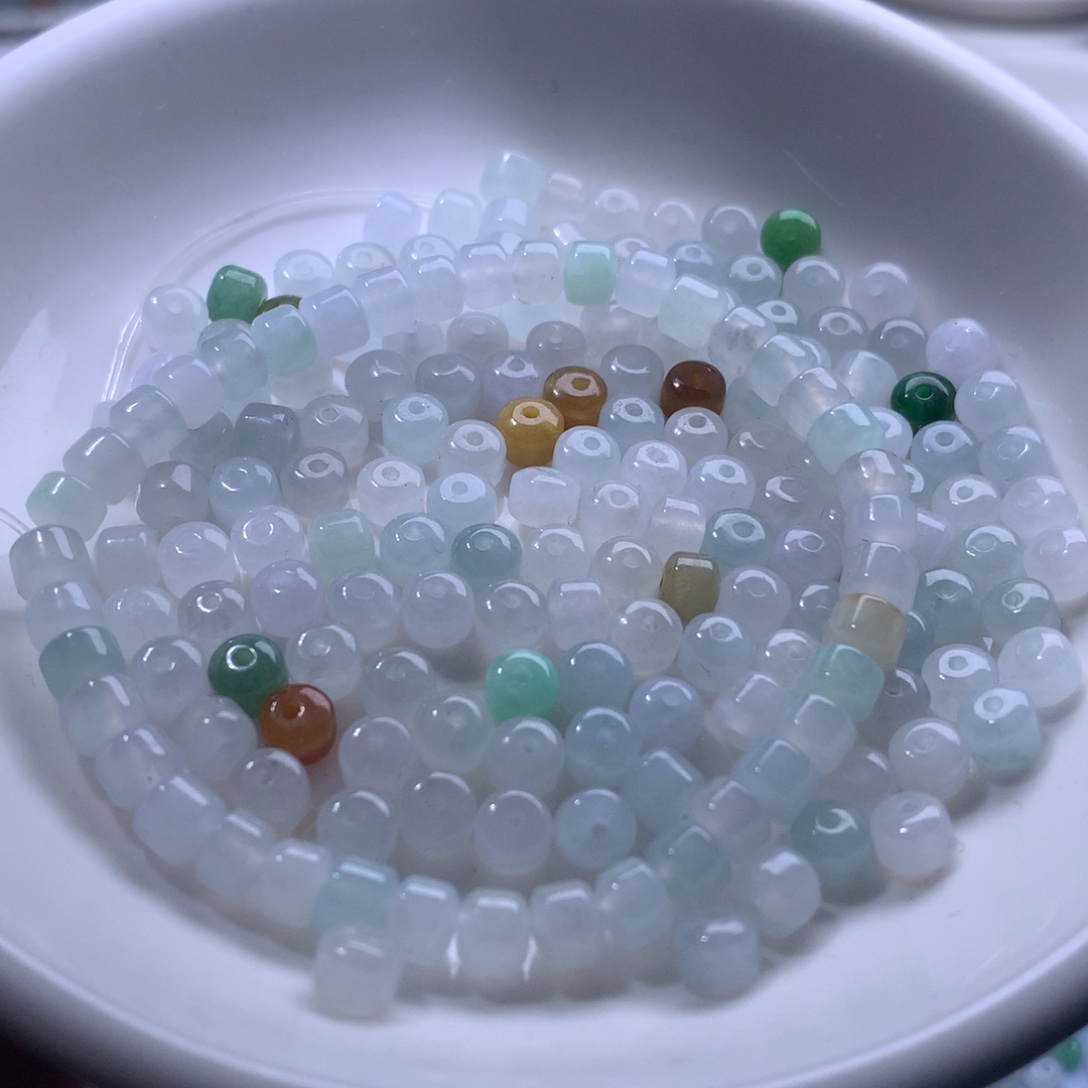 翡翠散珠多样性发货10颗卡4.9桶珠