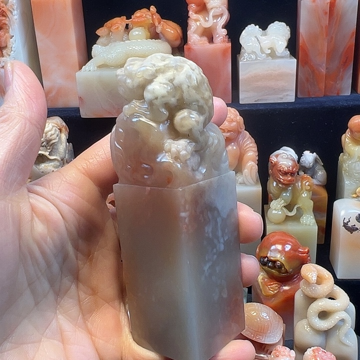 寿山石印石寿山石手工雕刻