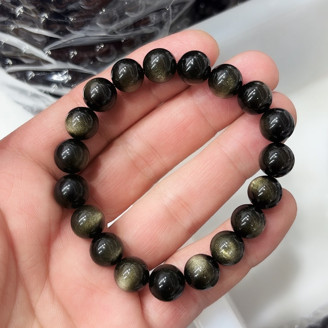水晶手链未镶嵌金卡10