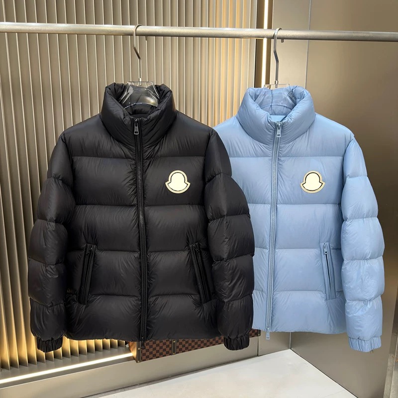 经典羽绒服黑色蓝色百搭男女情侣秋冬保暖