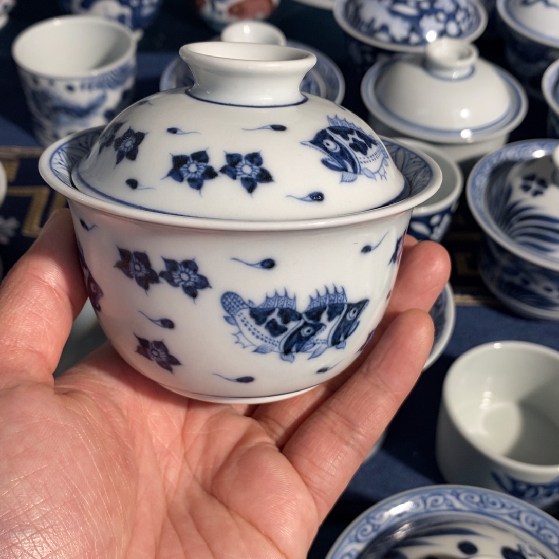 缸 景德镇手工手绘茶具