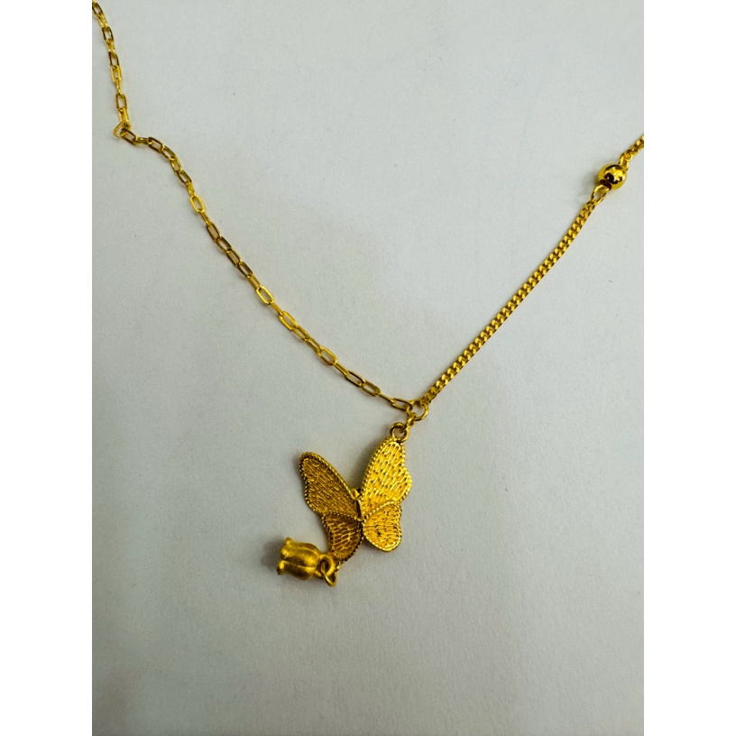 【小云专享】足金999饰品 蝴蝶套链 4.16 GP