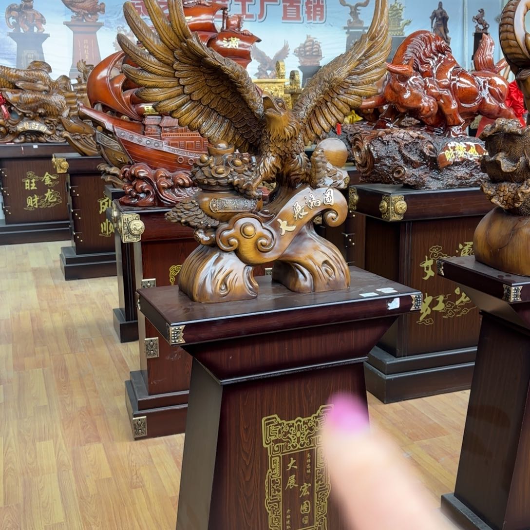 木底座+如意托底款大展宏图（73*40）一套