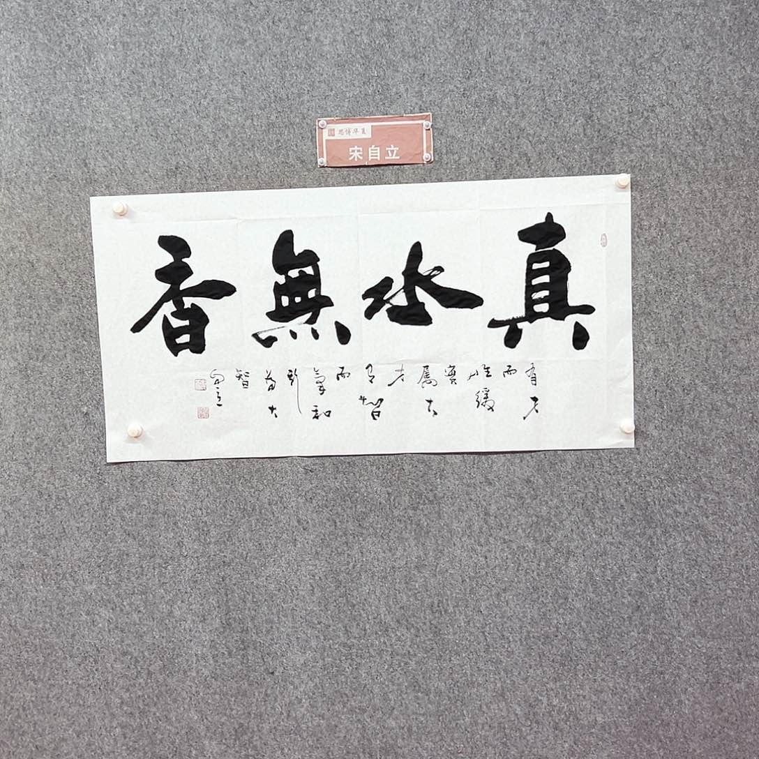 书法真水无香书法作品