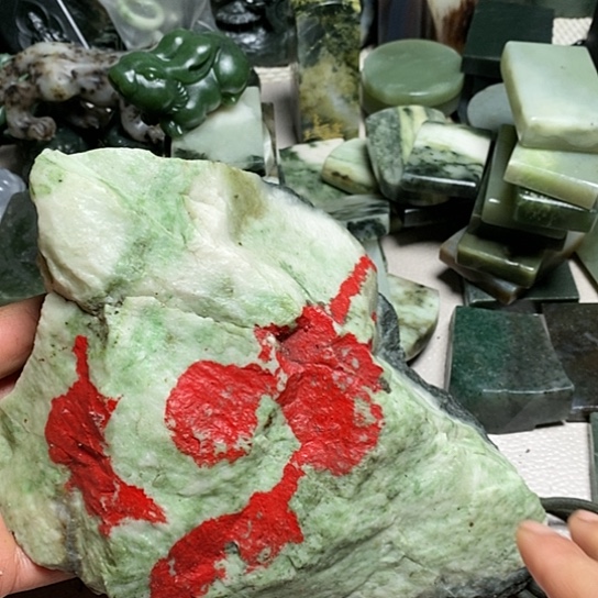 【闪购商品】独山玉珠宝半成品未镶嵌