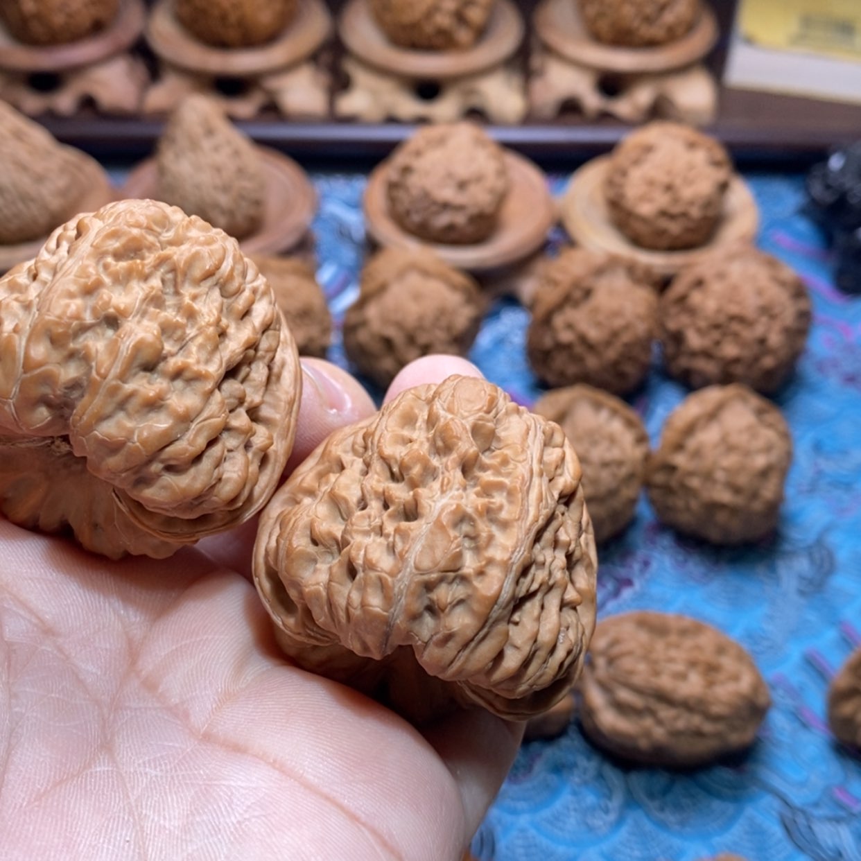 【闪购商品】文玩核桃吊坠?****_凹底