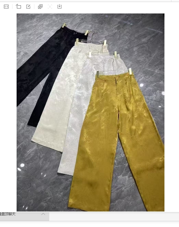 深圳南油乐总-2552-2-新款阔腿长裤气质休闲显瘦时尚百搭女士