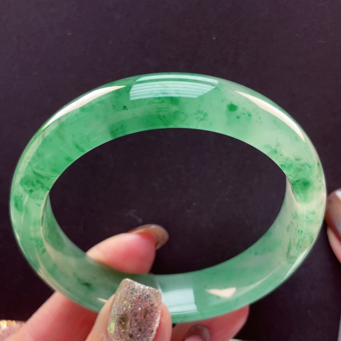 石英质玉未镶嵌手镯54-55