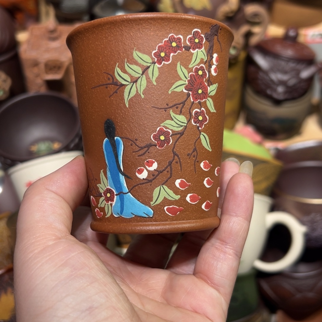 紫砂茶杯宜兴紫砂主人杯