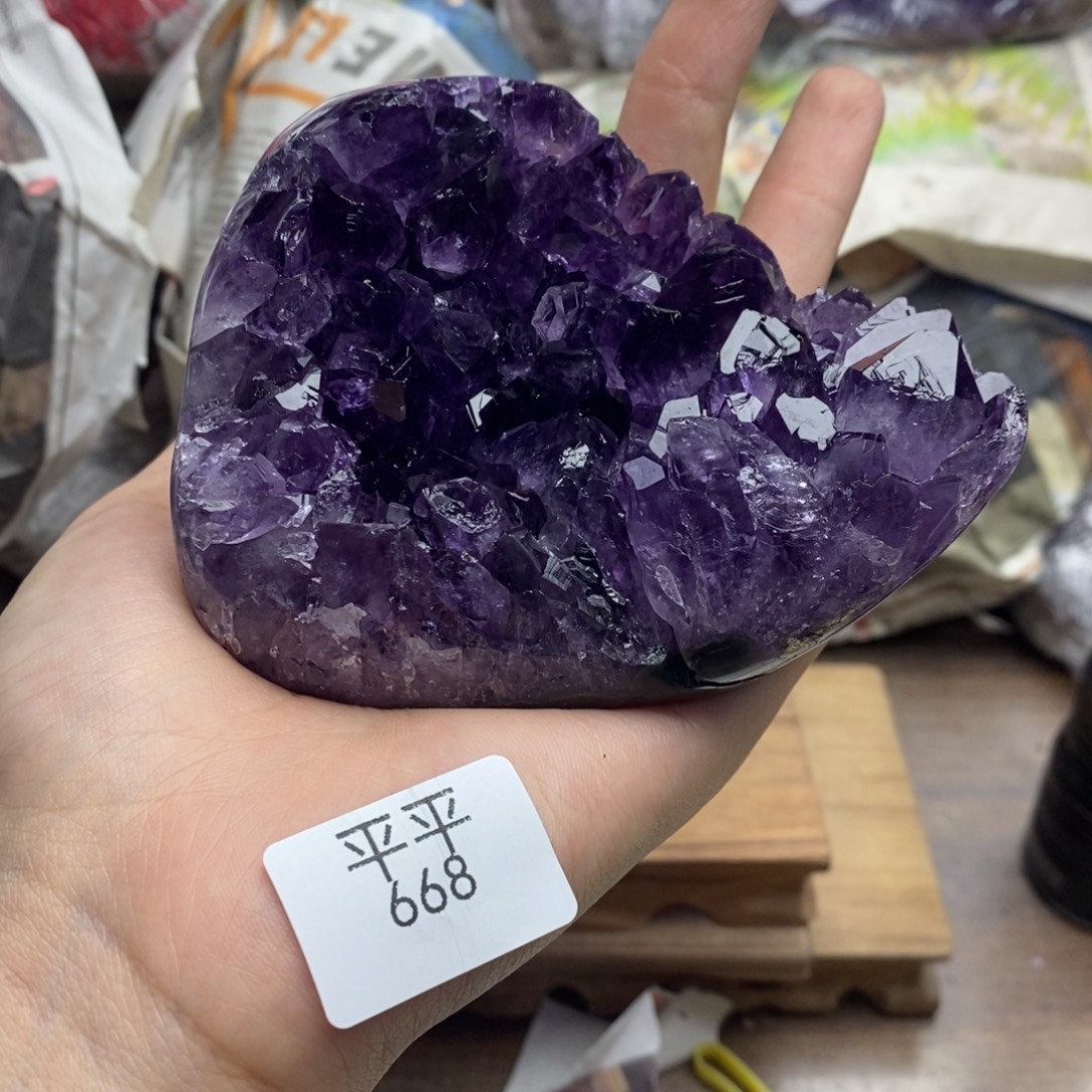 紫晶珠宝半成品未镶嵌