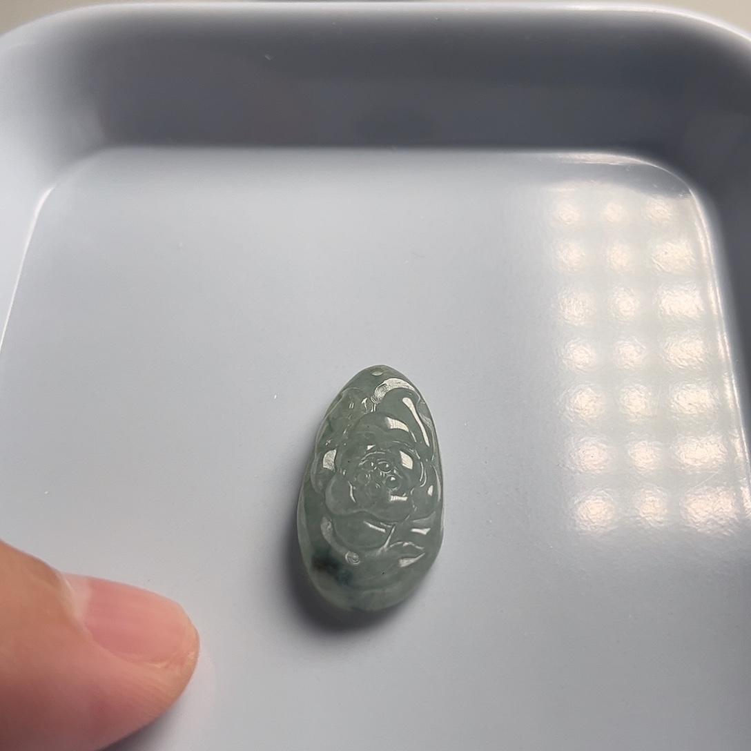 颈饰未镶嵌翡翠天然翡翠