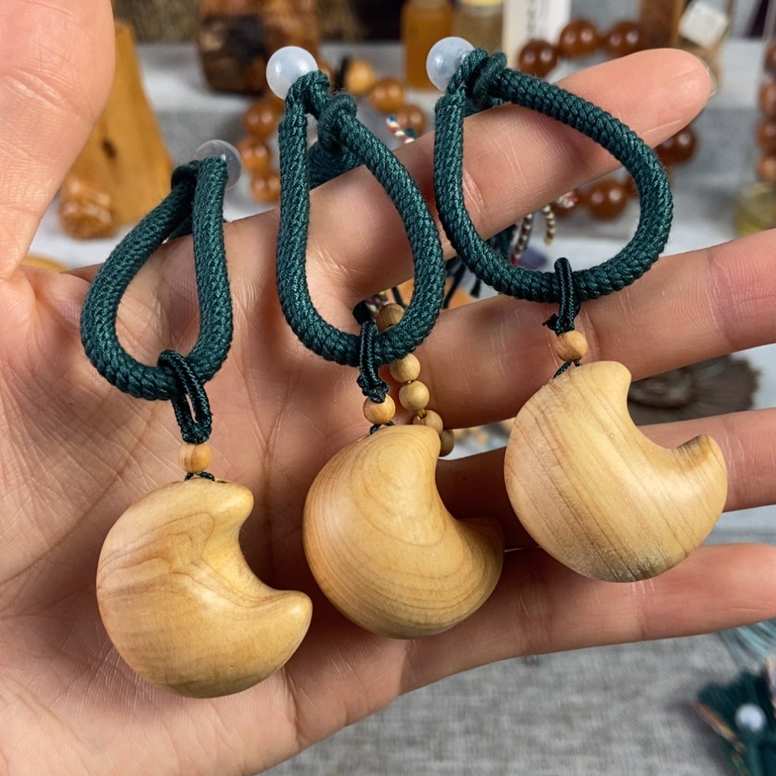 手串/手链柏木（崖柏）北太行陈化月亮吊坠 甜香