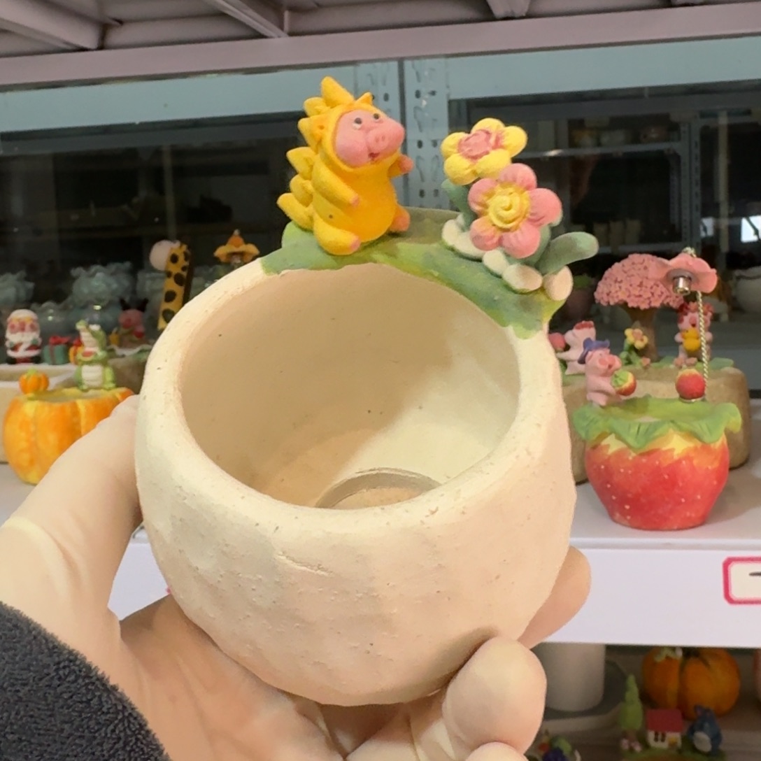 厂家直销手工花盆摆件