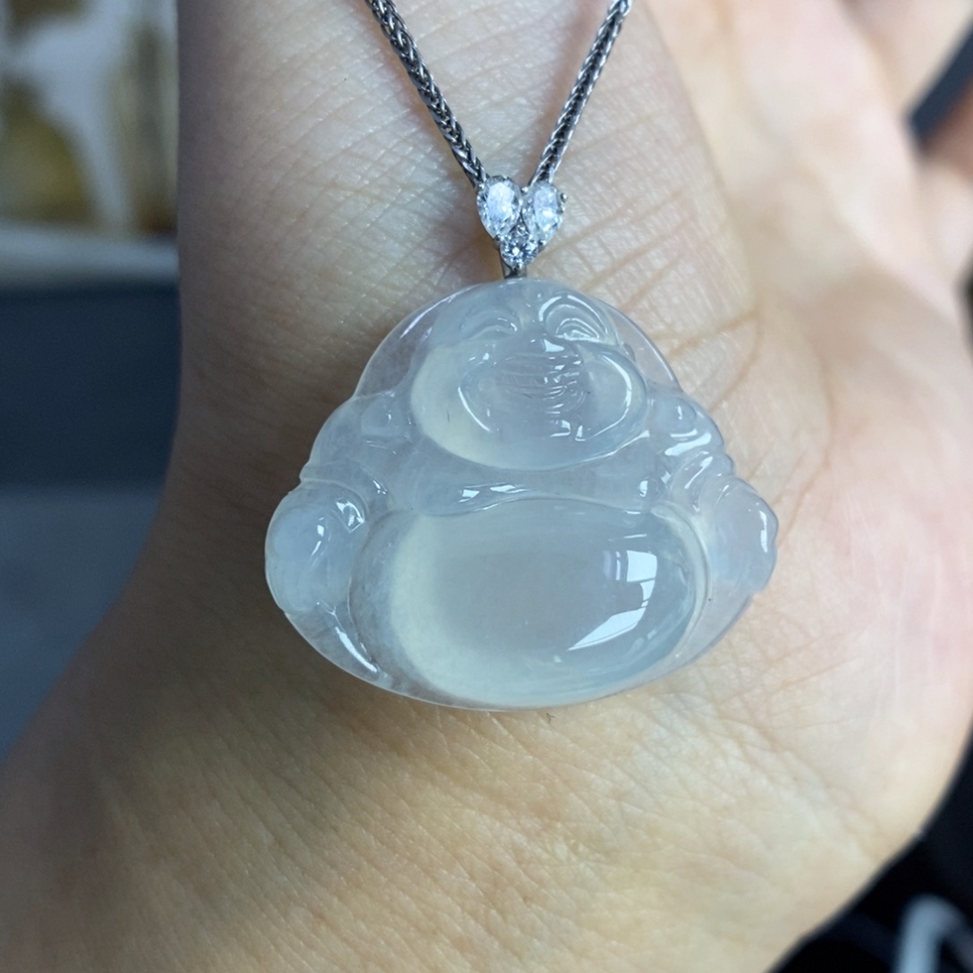 【闪购商品】颈饰18K金镶嵌翡翠26