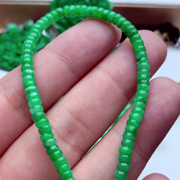 翡翠未镶嵌手链手串
