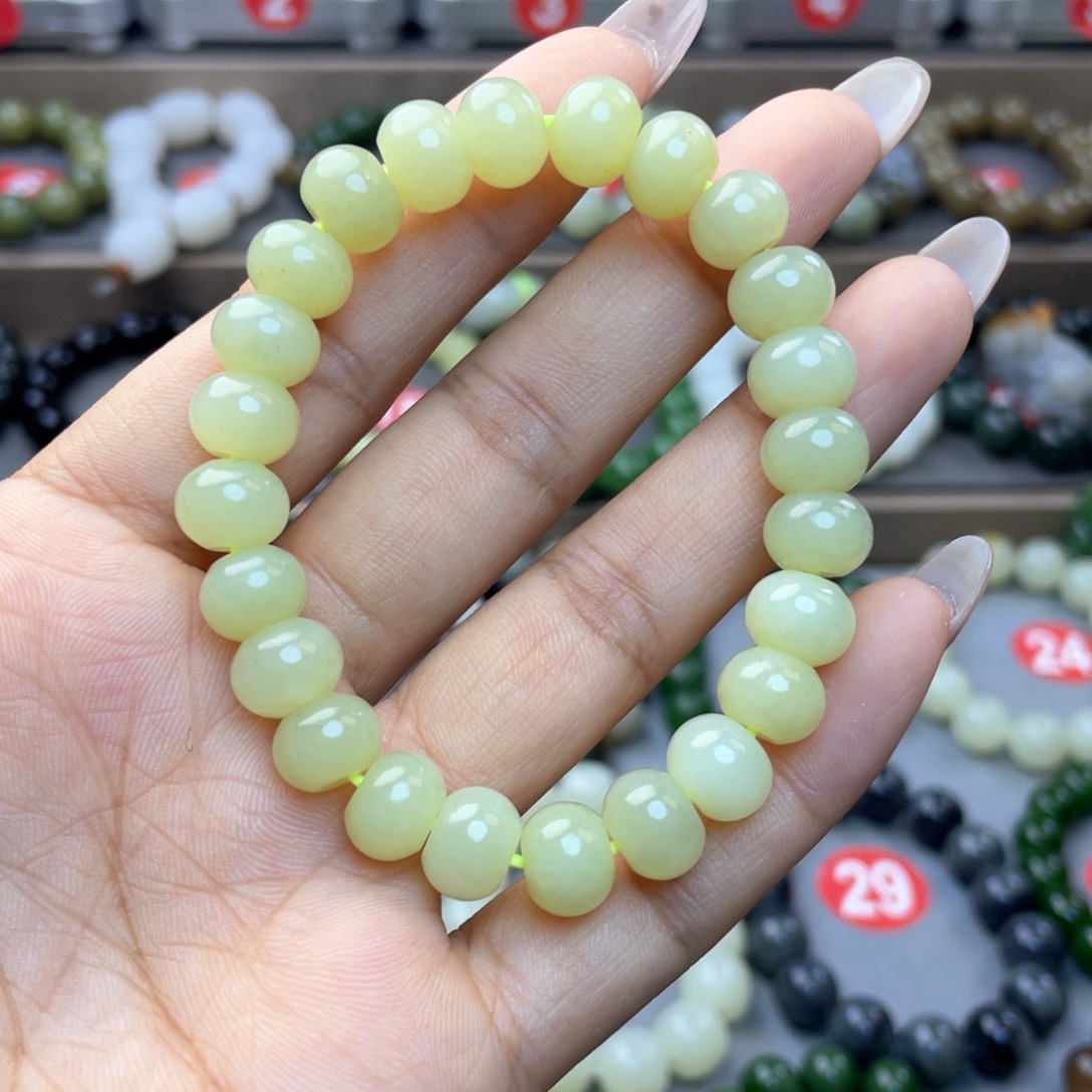 和田玉手串未镶嵌