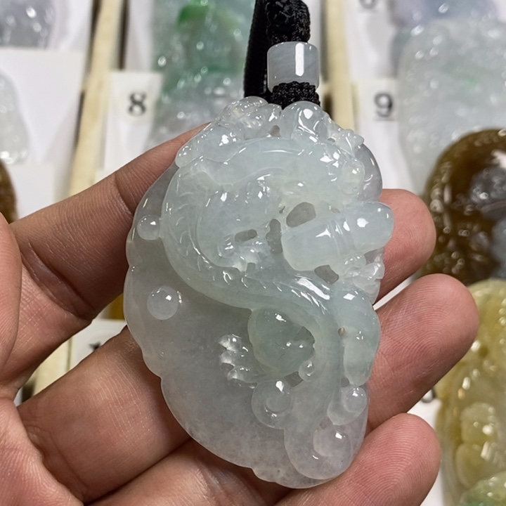 颈饰未镶嵌翡翠魅*叶子龙