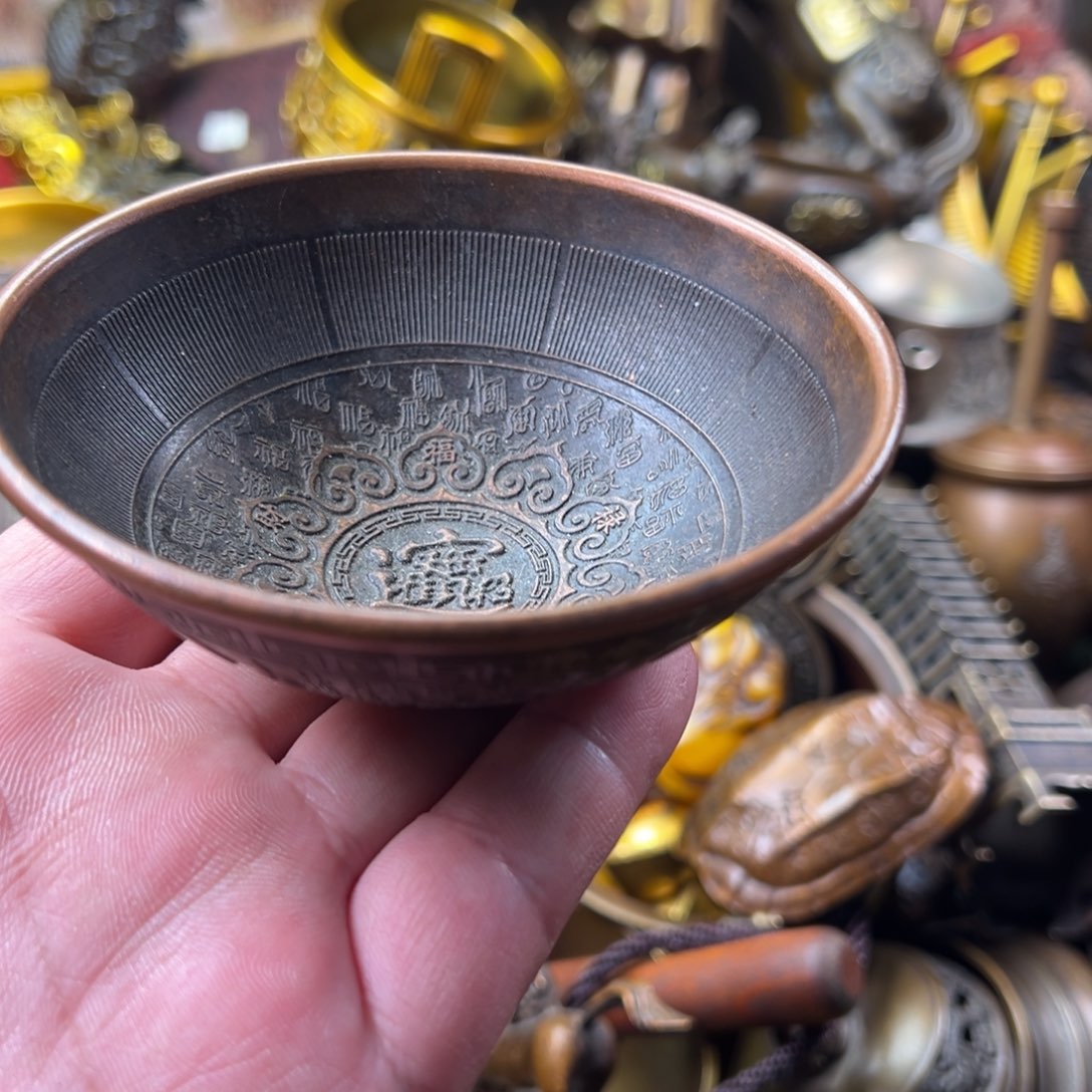 茶壶香炉铜器摆件