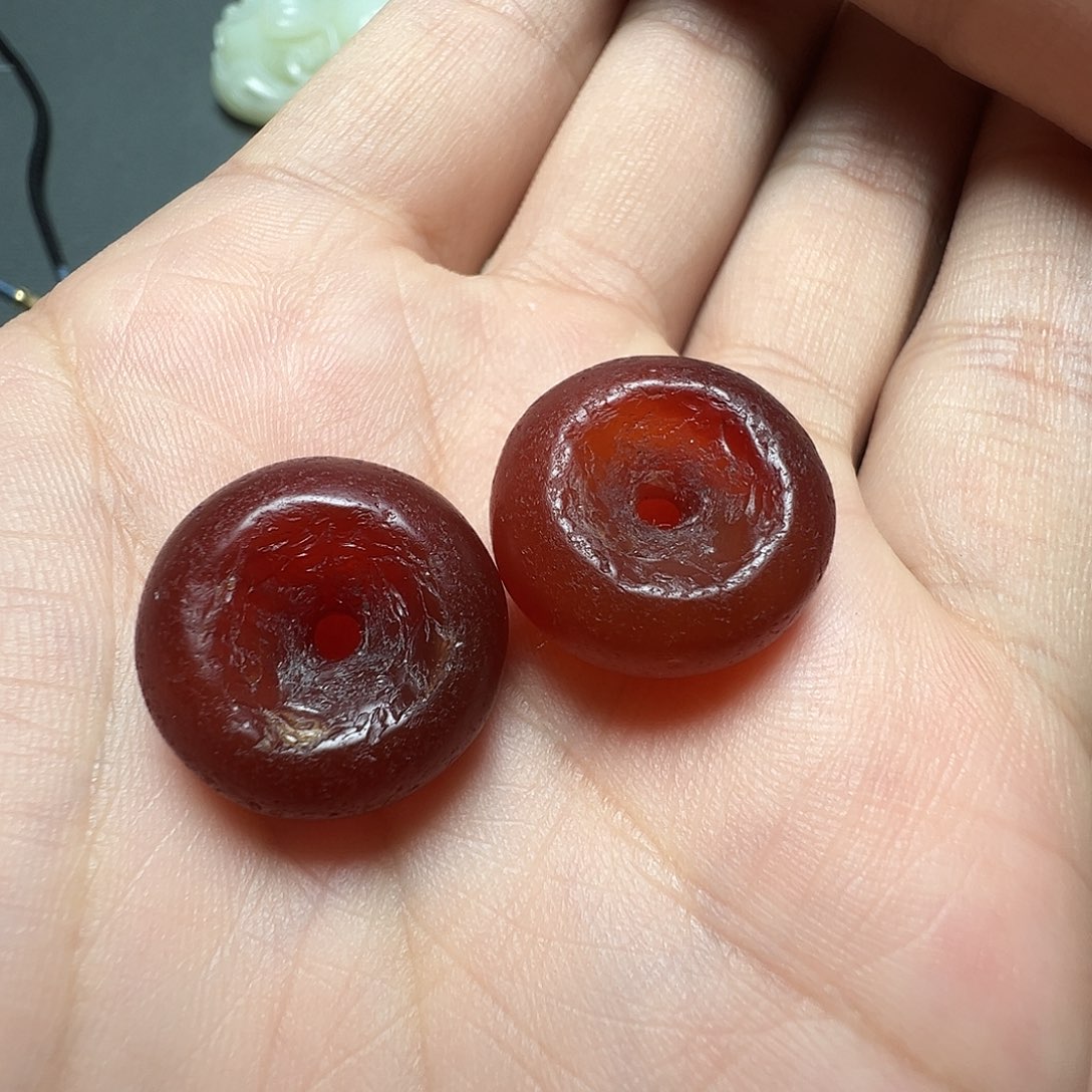 拥***念玛瑙/玉髓未镶嵌颈饰