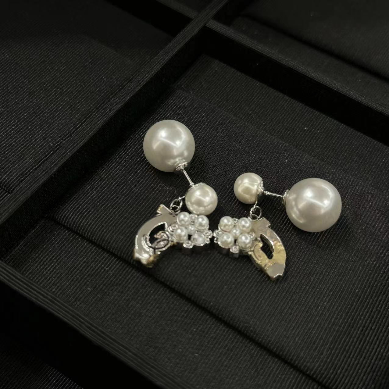 铜合金耳饰 高级感时尚珠珠耳饰-90721