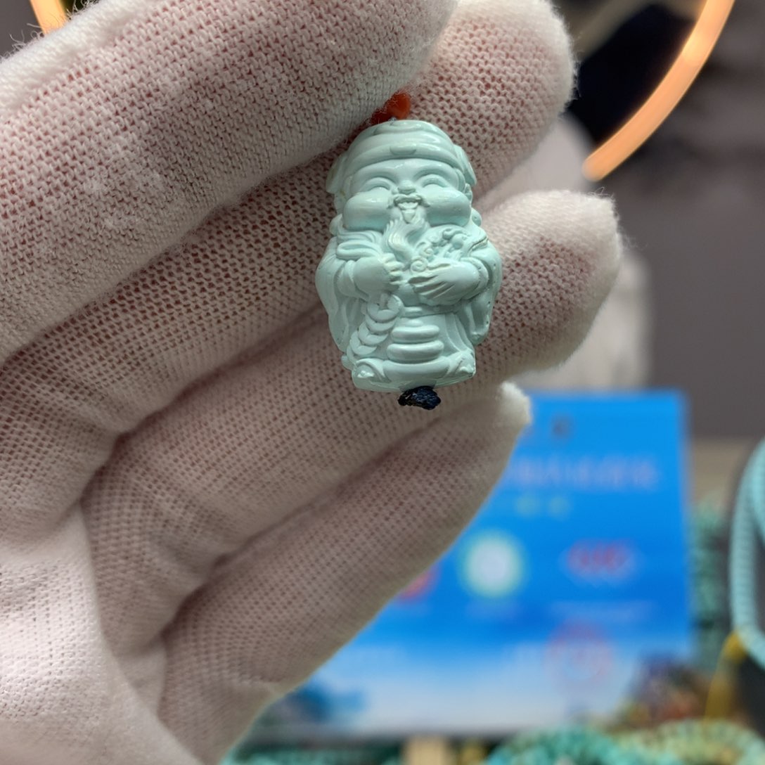 绿松石挂件未镶嵌