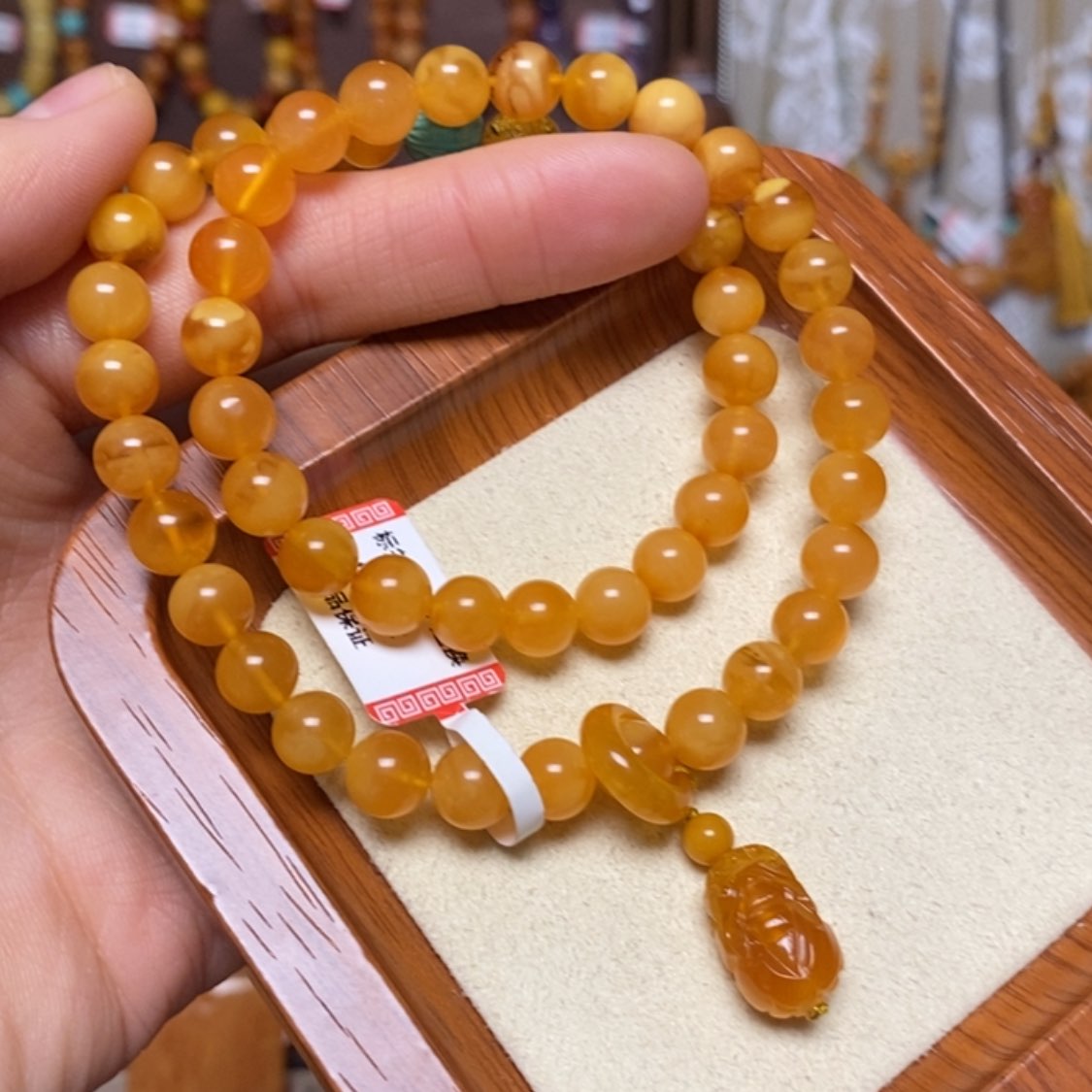 【闪购商品】手链蜜蜡未镶嵌手串