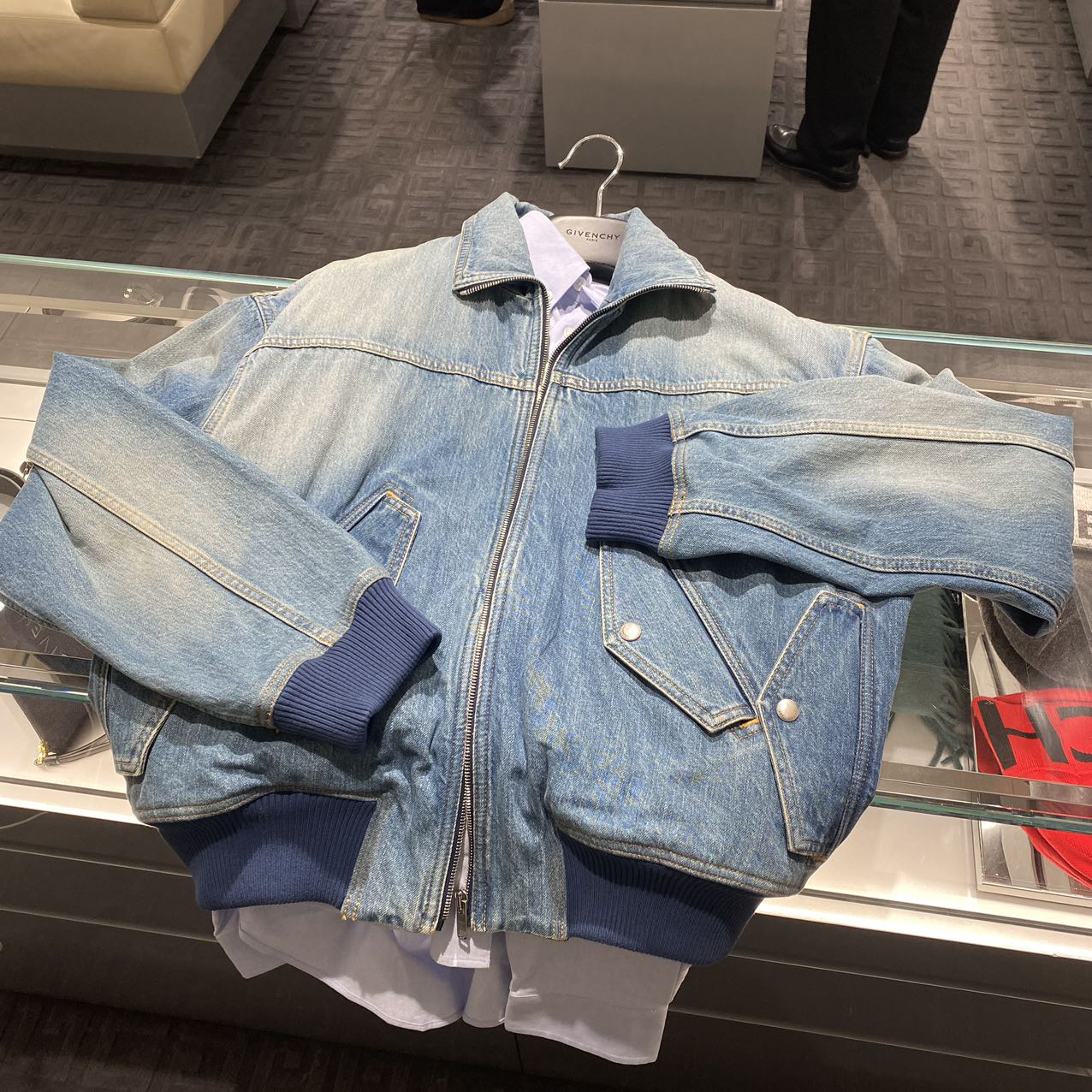 全新未使用 Givenchy/纪梵希 男士牛仔外套