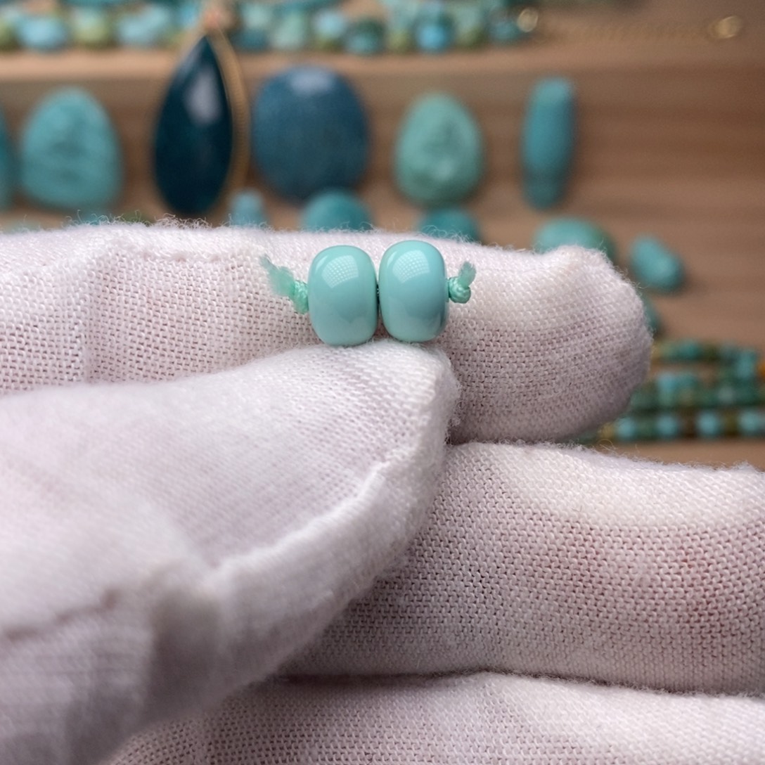 绿松石未镶嵌挂件