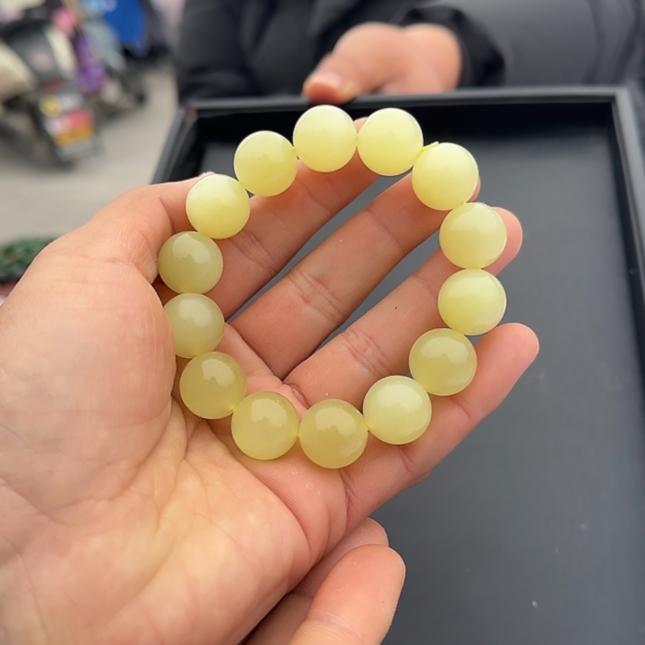 【闪购商品】未镶嵌和田玉手串黄玉手串