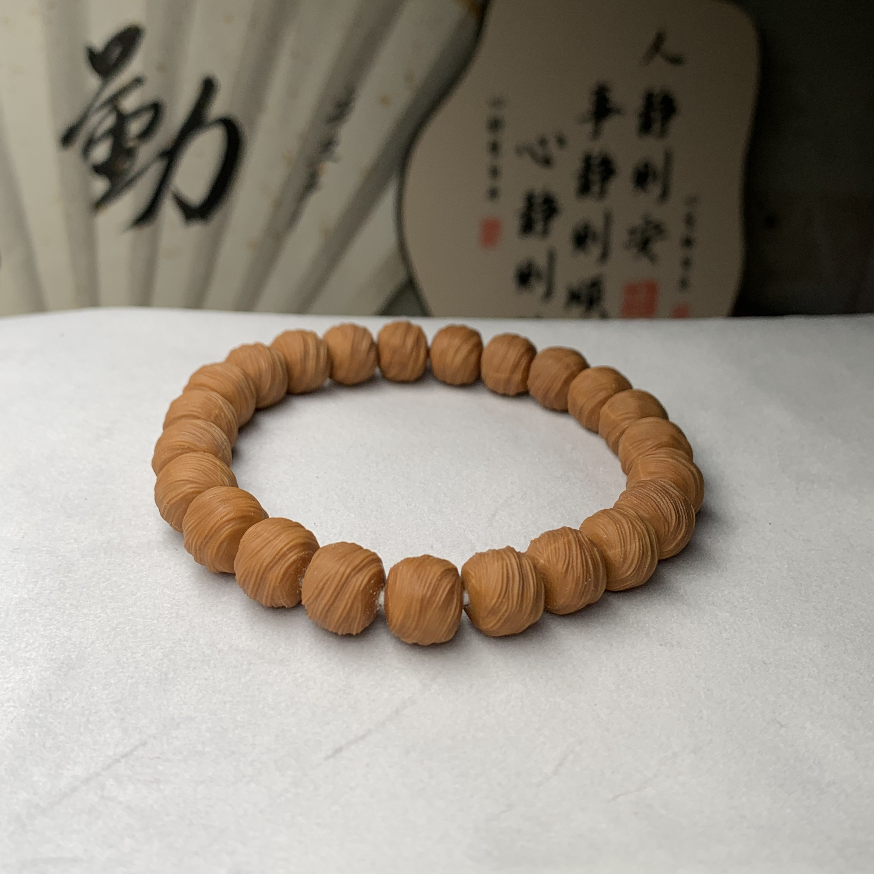 向冉出品-猴头核桃雕刻鬼印无相 无瑕疵 原色立体无相