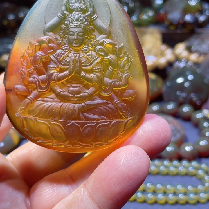 琥珀手链未镶嵌天然