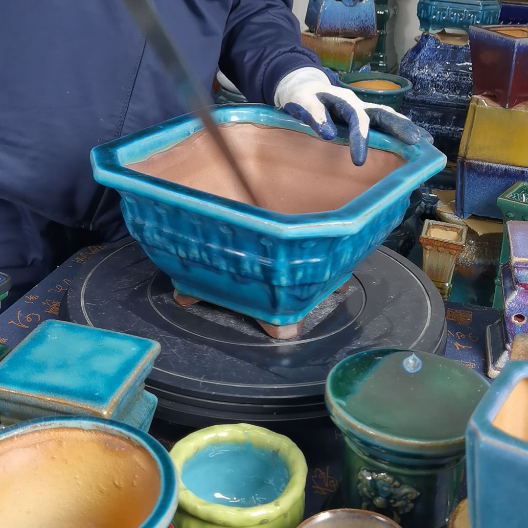 内口24深14石湾花盆默认微瑕