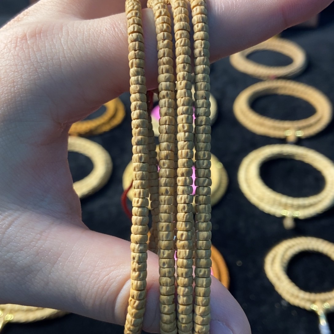 柏香籽/百香籽吊坠黄**子