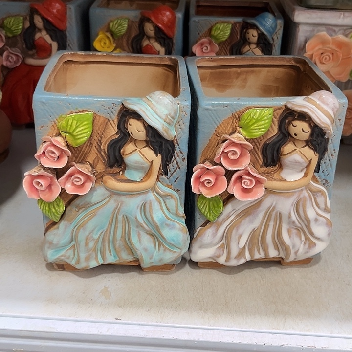 粗陶材质多肉花盆