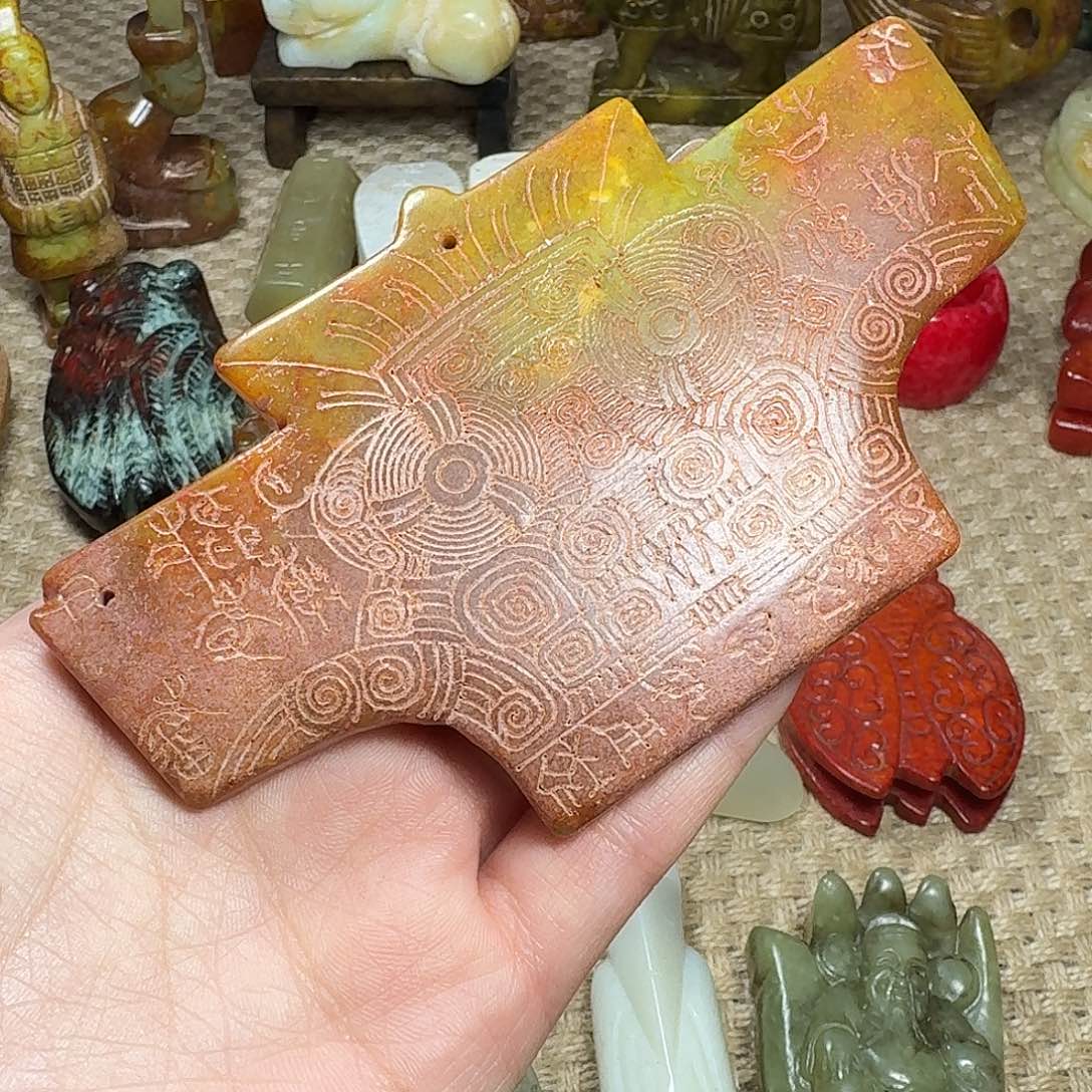 白玉菩提吊坠挂件