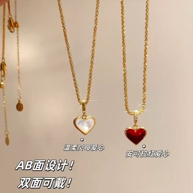 铜合金项链 休闲双面葫芦项链5004