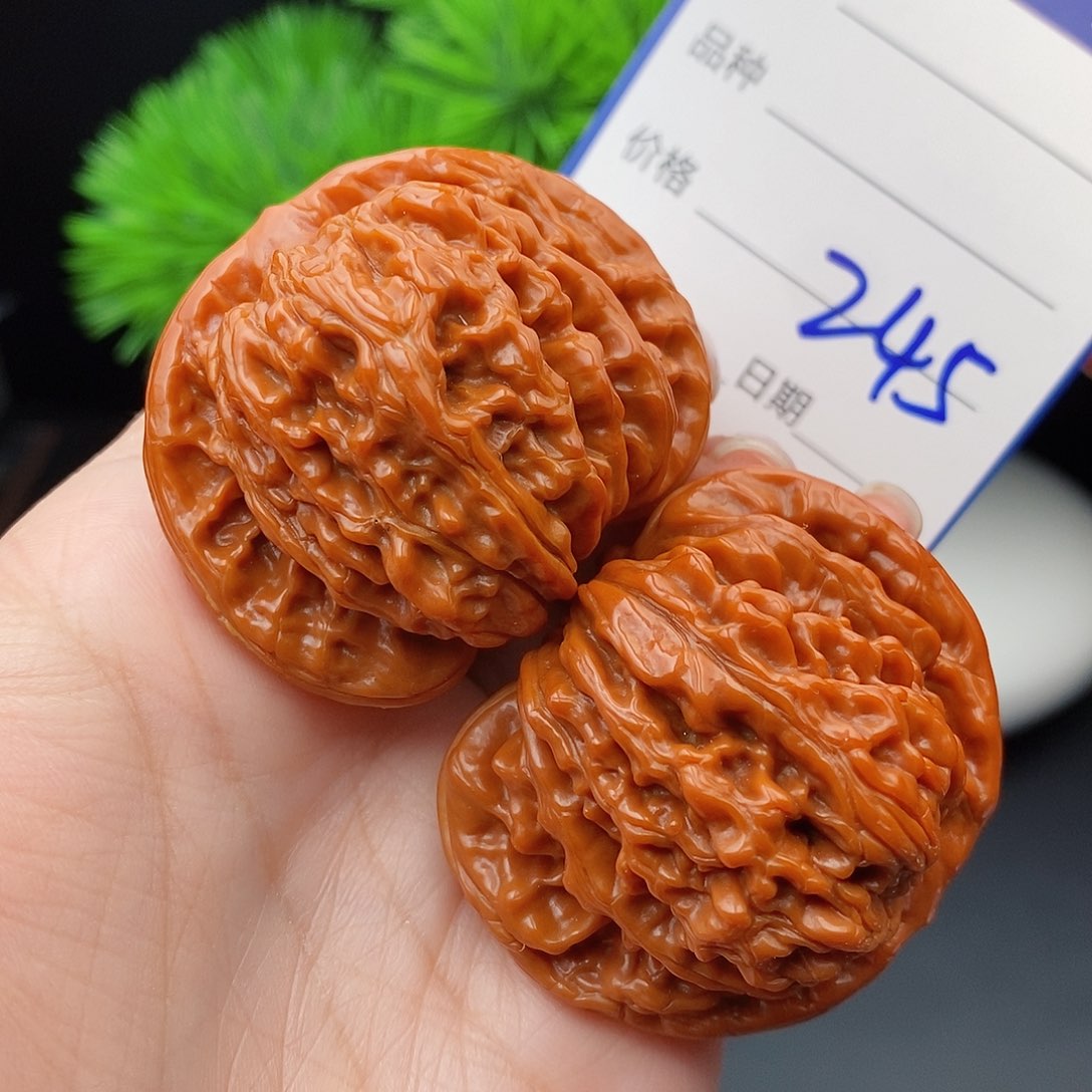文玩核桃把件44四座楼245