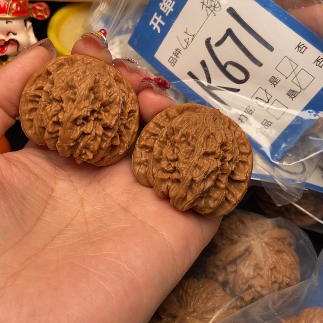 桃核吊坠核桃四座楼狮子头