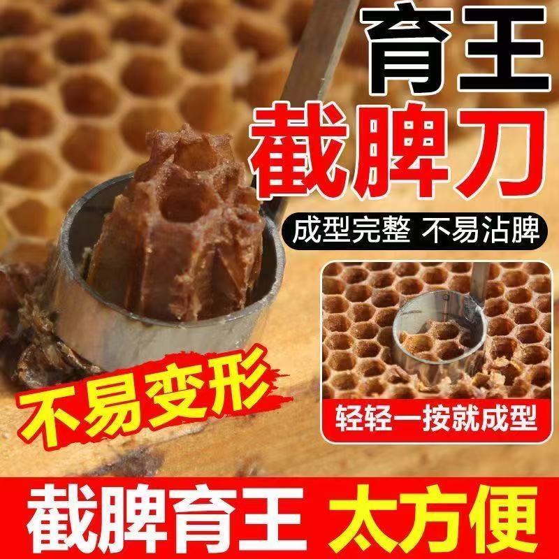 育王截脾刀蜂场免移虫育王工具不锈钢截脾工具刀养蜂换王培育蜂王
