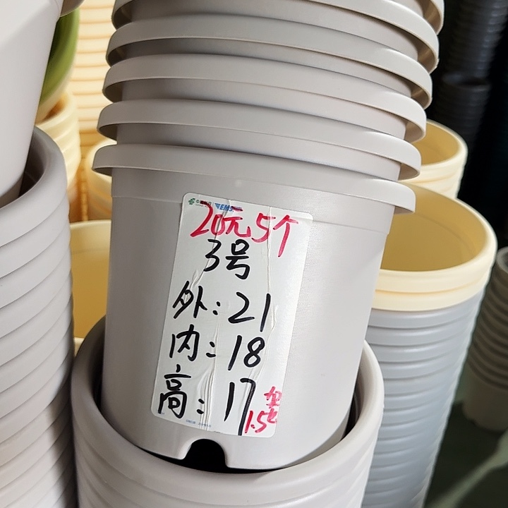 微瑕3#灰白10个无托