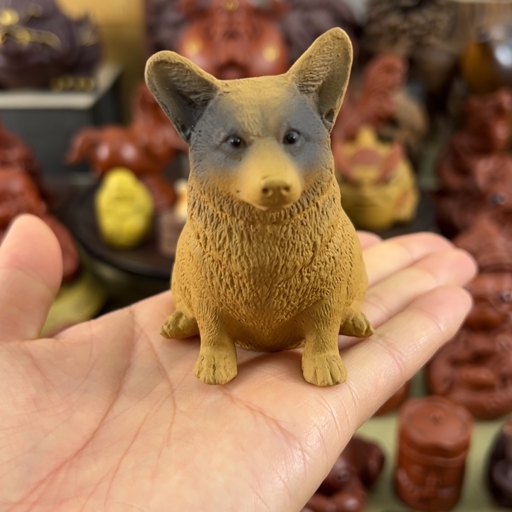 紫砂茶宠紫砂柯基