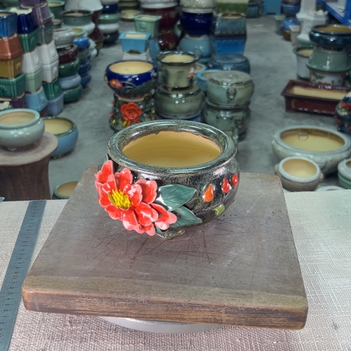 泳坤堂石湾盆陶瓷