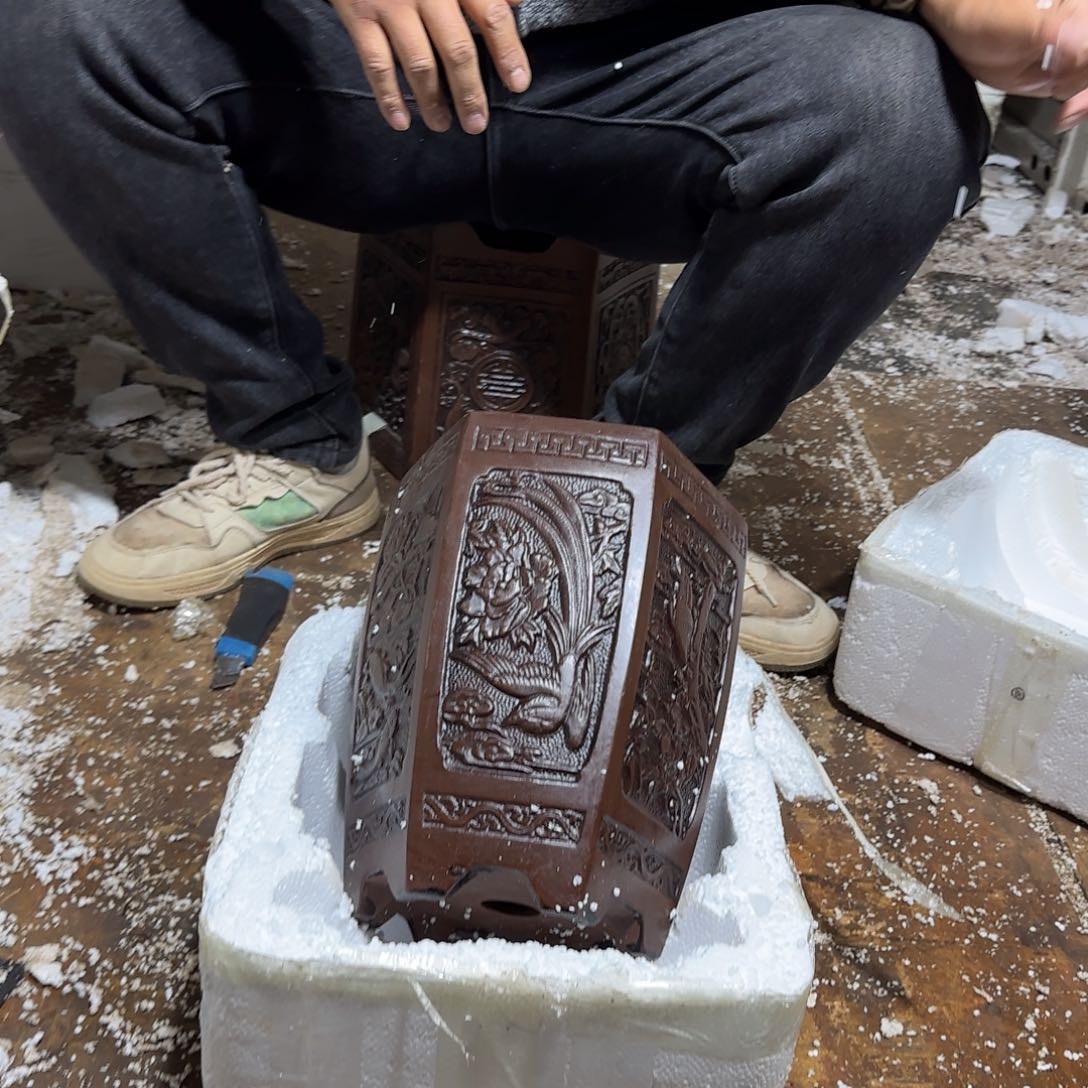 紫砂花盆瑕疵和瑕疵