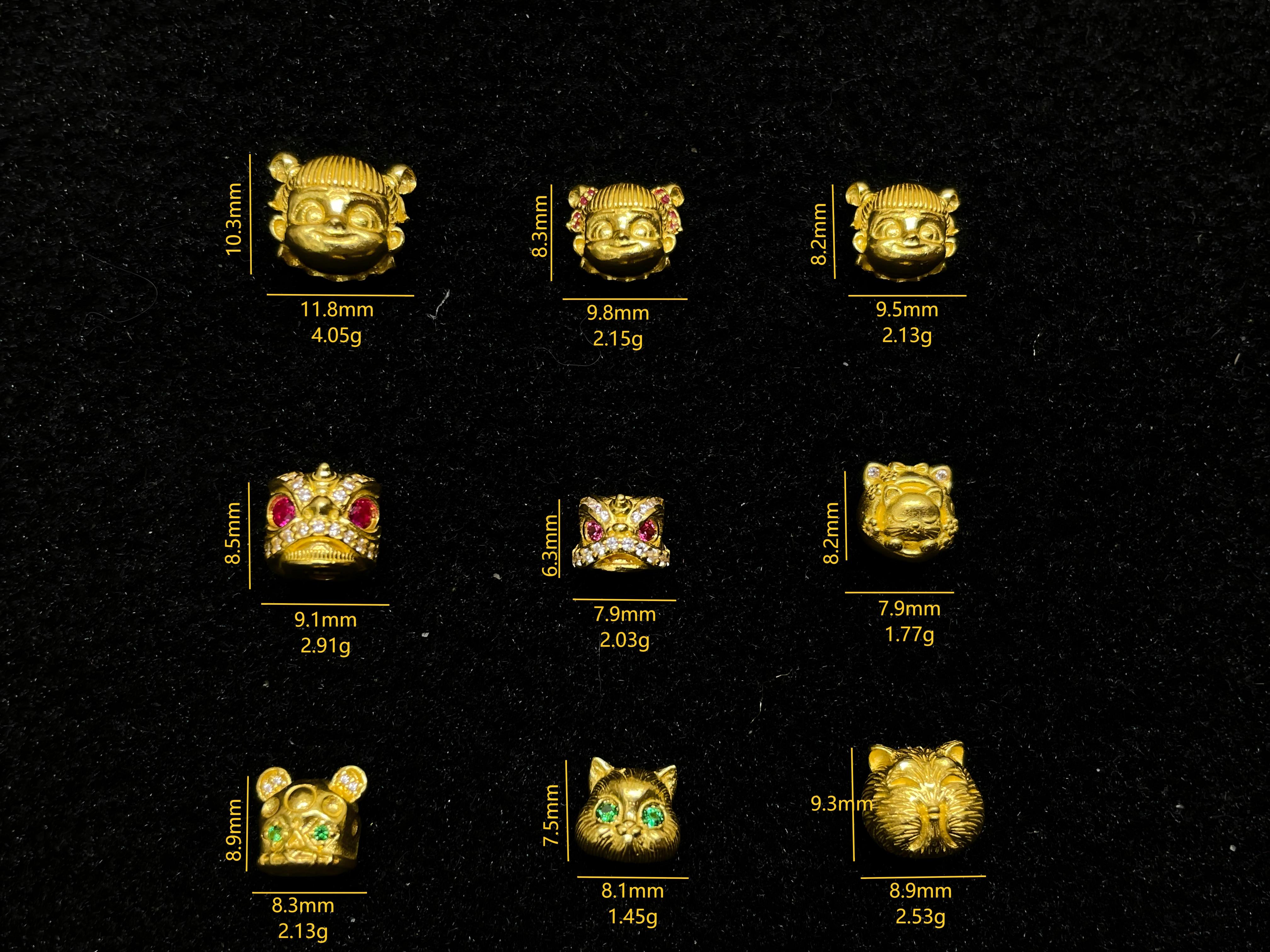 足金999投资金卡通（多样性链接只发其一）