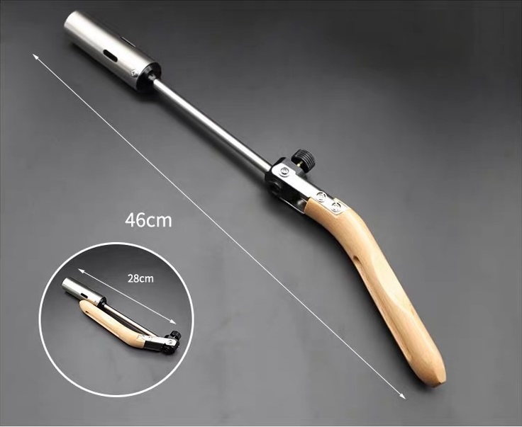 户外便携折叠喷枪手持式榉木喷火枪